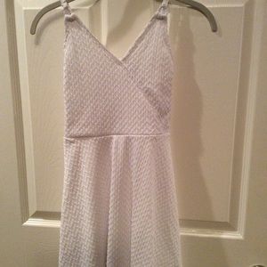 Area code 407 girls white dress with straps